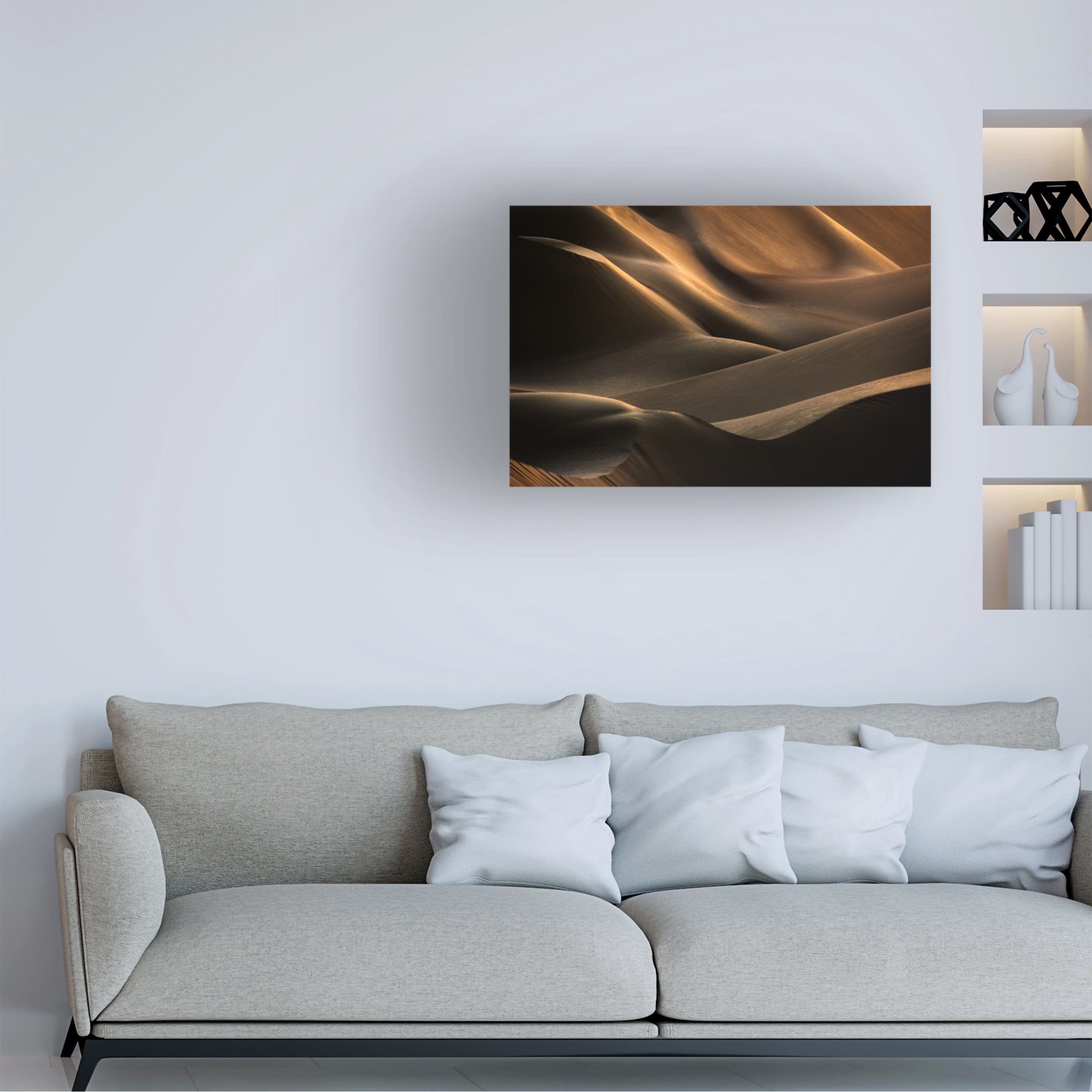 Babak Mehrafshar 'Clamorous Desert' Canvas Art