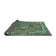 thumbnail image 2 of Ahgly Company Indoor Rectangle Persian Turquoise Blue Traditional Area Rugs, 8' x 10', 2 of 4