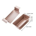 thumbnail image 2 of ibasenice Reusable Golden Carbon Steel Loaf Pan with Nonstick Coating for Bread Baking and Toast Mold, 2 of 8