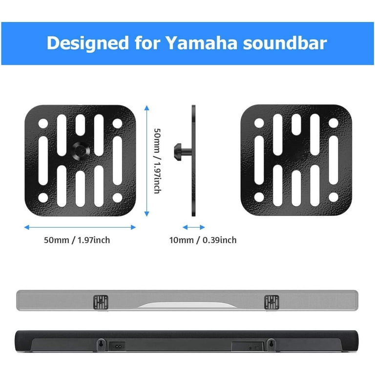 Wall Mount Bracket for Yamaha YAS 207 YAS 209 YAS 108 YAS 109 Soundbar Mounts for Klipsch RP 140SA R 41SA RP 500SA