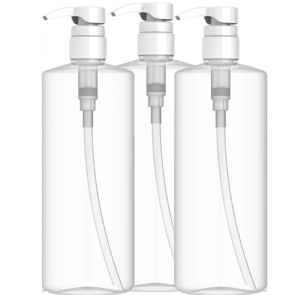 Empty Shampoo Pump Plastic Bottles 32 oz BPA Free, 3pack