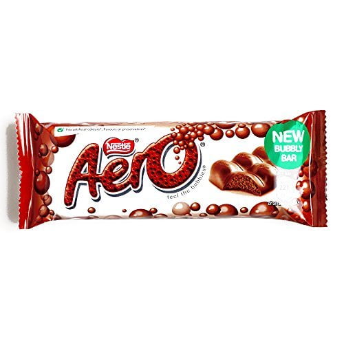 Nestle Aero Milk Chocolate Bar 1.4 oz (3 Items Per Order) - Walmart.com