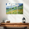 thumbnail image 2 of Elephant Stock Landscape From Saint Remy Wall Art - Horizontal Multi Panel Canvas - Living Room Wall Decor - Nature Multi Panel - White And Blue Decor By Vincent Van Gogh - 23" x 14", 2 of 4
