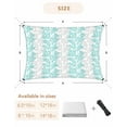 thumbnail image 6 of Sun Shade Sail 14x18Ft Modern Leaf Pattern Art Design Uv Block Sunshade Canopy Outdoor Shade Cover Rectangle Shade Cloth For Patio Garden Yard Deck Pergola, 6 of 6