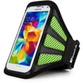 thumbnail image 2 of Breathable Mesh Workout Armband with adjustable strap for medium to large built arms fits 5.5in x 2.8in phones (5.25 - 5.6in Screensize), 2 of 7