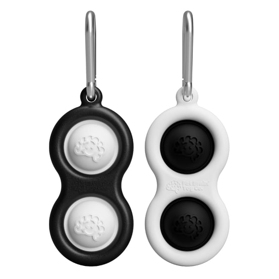 Fat Brain Toys Simpl Dimpl Black & White 2-Pack - Simpl Dimpl Black & White 2 Pack Mind & Body for Ages 3 to 12