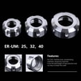 thumbnail image 2 of qifei ER8-ER40 Écrous de Serrage A/M/UM pour Tour CNC Support de Bit de Routeur, 2 of 8