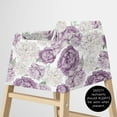 thumbnail image 5 of Sweet Jojo Designs Peony Floral Garden Lavender Purple and Ivory Girl Multi Use Baby Car Seat and Nursing Cover, 5 of 6