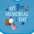 thumbnail image 4 of Inktastic My First Memorial Day Eagle Boys or Girls Baby Bib, 4 of 4