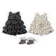 thumbnail image 1 of Vestido de verano sin mangas de 2 piezas de moda con zapatos de botines para accesorios de vestir de muñecas de 18 pulgadas Baoblaze Vestido de verano de muñeca, 1 of 8