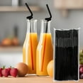 thumbnail image 2 of Deeceymbur Disposable Plastic Drinking Straws Flexible Plastic Straws 100 Disposable Straws for Parties And Other Pack- Disposable Plastic Straws 6x 260mm, 2 of 7