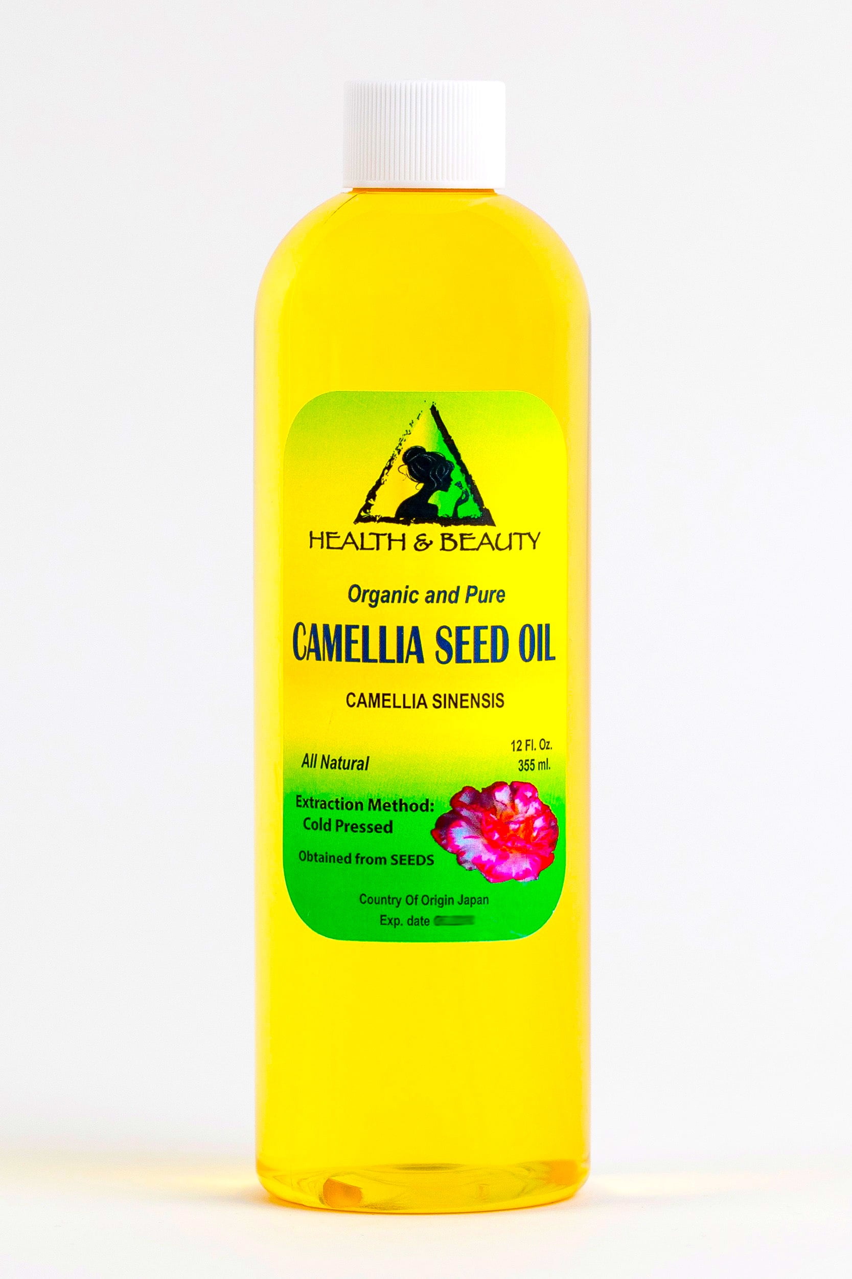 Camellia / Camelia Seed Oil Unrefined Virgin Organic Carrier Cold Pressed 100% Pure 36 oz