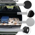 thumbnail image 6 of Qpednta Pumpkin Cobweb Cargo Liner 29"x39" All Weather Trunk Mat for SUV, Polyester Carpet Non-Slip Backing Machine Washable Water Resistant Rear Trunk Protector Universal Fits Sedan Truck, 6 of 7