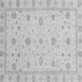 thumbnail image 1 of Ahgly Company Machine Washable Indoor Square Oriental Gray Traditional Area Rugs, 3' Square, 1 of 4