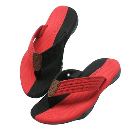 

Men s Summer Flip-flops Contrast Color Swiftwater Wave Beach Sandals with Cloth Thongs Soft Rubber EVA Sole for Outdoors New