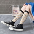 thumbnail image 3 of Lsque Retro Floral Printed Crew Socks Men's Women's LightWeight Thin Casual Calf Socks ,Knee High Socks,Cotton Socks, 3 of 9