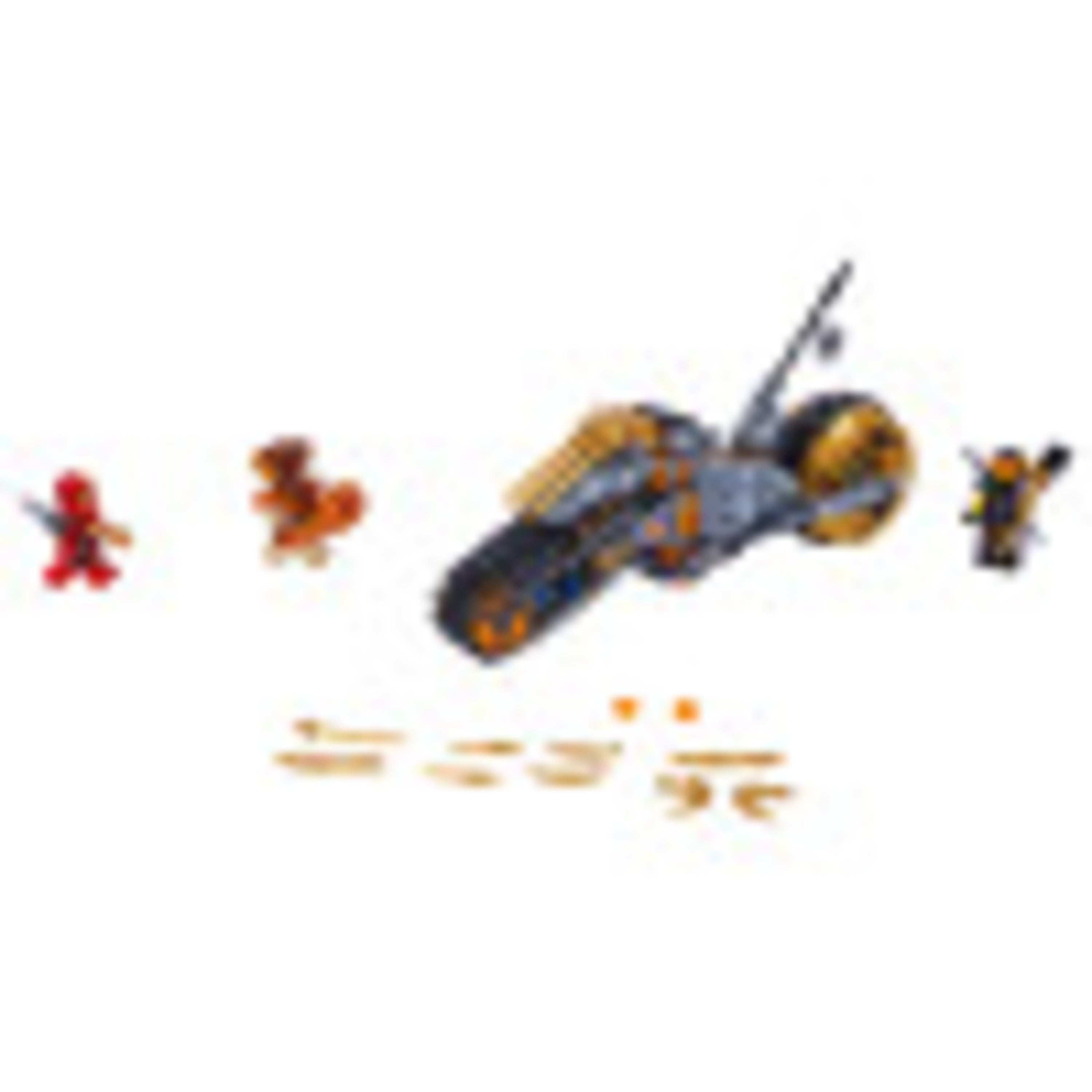 LEGO Ninjago Cole s Dirt Bike 70672 with Kai Set 212 Pieces Walmart