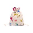 thumbnail image 4 of GAXIRE 10 bolsas con cordón de alce de nieve de colores, bolsas de almacenamiento para regalos de fiesta para Navidad, 4 of 6