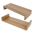 thumbnail image 4 of <p>Monitor Holde, TV Stand Desktop Shelf 1 Layer Multifunction Monitor Shelf Wooden Monitor Stand Laptop Stand Monitor Stand Riser Monitor Stands  For Home</p>, 4 of 7