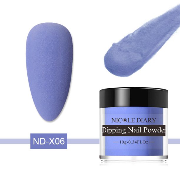 NICOLE DIARY, polvo de inmersión de uñas de Color, secado Natural, sin lámpara, pigmento de decoración artística, brillo de Gel DIY, inmersión acrílica francesa Tan Jianjun unisex