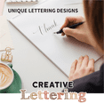 thumbnail image 6 of SpiceBox Art Studio Creative Lettering Kit, 6 of 6