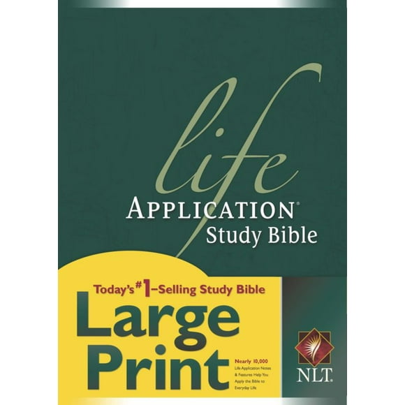 Life Application Study Bible NLT, Large Print