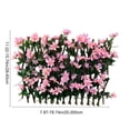 thumbnail image 6 of Expandable Fence Privacy Screen, Artificial Ivy Flower Hedge Fence, Outdoor Wall Decoration Balcony Railing Shelter Beautification Plant Wall for Outdoors Garden Patio Deck Apartment, 6 of 6