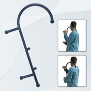 Kojem Therapeutic Cane Muscle Manual Massager Tool Blue Self Massage Hook for Theracane