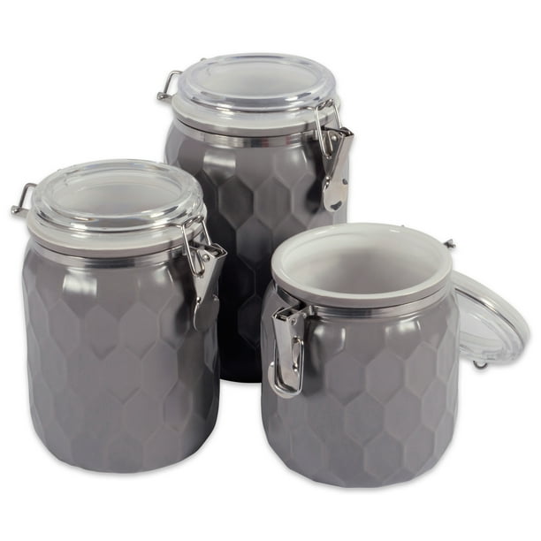 DII Canister with Clamp Lock Kitchen Storage Set, Set of 3