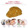 thumbnail image 7 of KLL Honey Bee Gnomes Pattern Shower Cap & Bath Cap for Women,Reversible Oversized Waterproof Shower Caps for all Hair Lengths,Elastic Reusable Bathing Hair Cap, 7 of 7