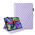 thumbnail image 3 of for Lenovo Idea Tab 11 inch 2025 (TB-336ZU/TB-336FU) Case, Rhombus Pattern Multiple Viewing Angles Stand Slim Folio Cover (Purple), 3 of 6