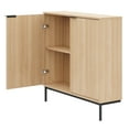 thumbnail image 4 of Nexera Slim 2-Door Storage Console, Natural Blonde Oak, 4 of 9
