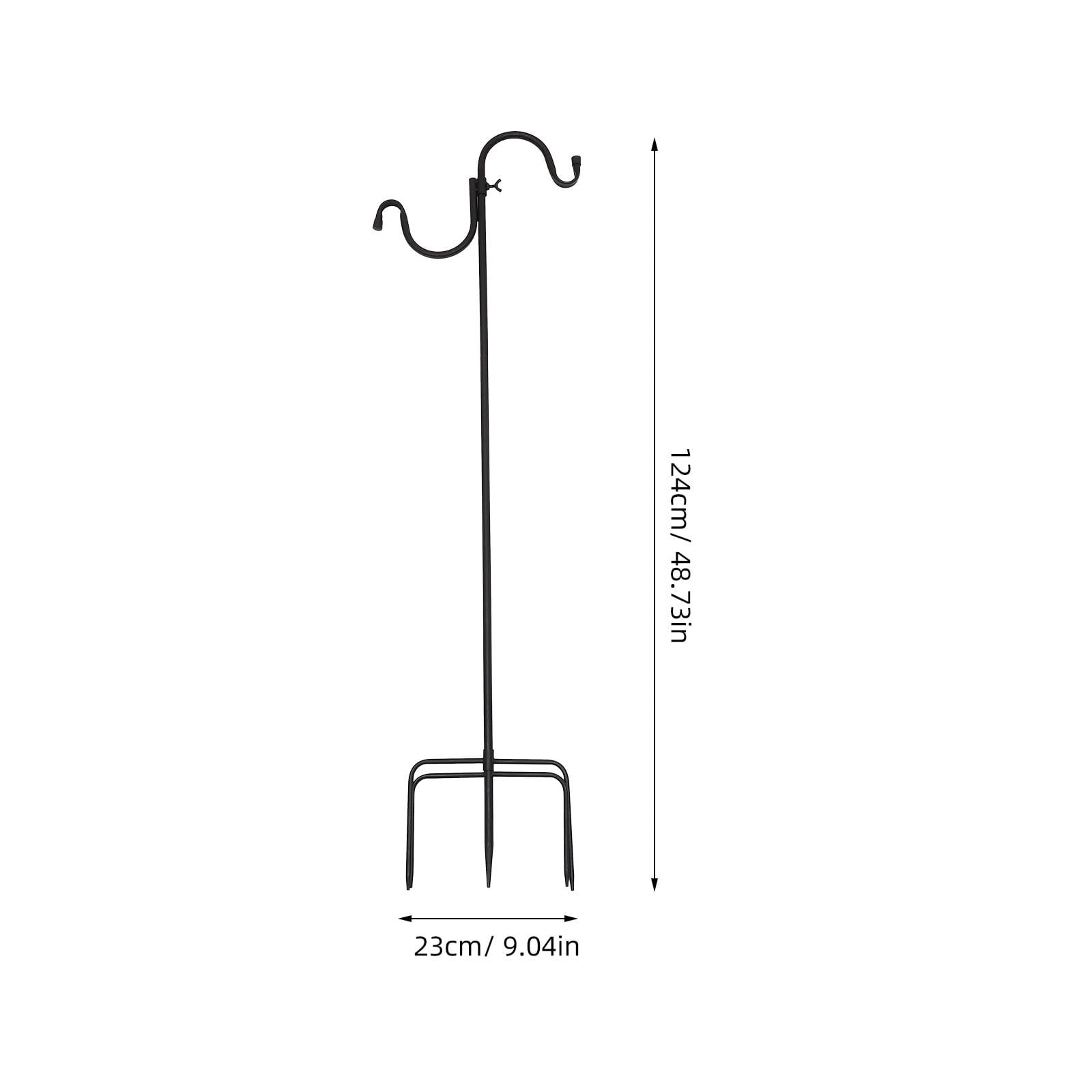 Raindrops  Bird Feeders outside Hanging Shepherd Hook Garden Lantern Hanger