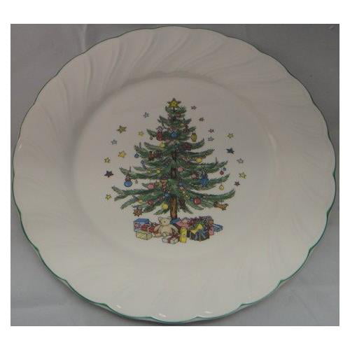 4 Nikko Happy Holidays Dinner Plates 10 3/4" Made in Japan USED Set of 