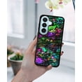 thumbnail image 5 of WIRESTER Shockproof Soft Rubber Cover Case for Samsung Galaxy S26 6.3" 2026, Purple Green Galaxy Marble, 5 of 5