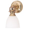 thumbnail image 2 of Hudson Valley Lighting 2201 Pelham 1 Light 11" Tall Wall Sconce - Brass, 2 of 2