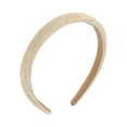 thumbnail image 1 of Accesorios Únicos 1 Pc Diadema de Paja Tejida Exquisita de Bisel Delgado Beige, 1 of 6