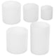thumbnail image 3 of 5 moldes cilíndricos para velas: moldes de silicona para hacer velas, moldes de fundición de velas de pilar para manualidades de fundición de resina, varios tamaños, 3 of 8