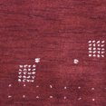 thumbnail image 5 of Rugsotic Carpets Hand Knotted Wool Area Rug 4'x6' Red Contemporary Rectangle Indoor Rug for Living Room, Bedroom Antimicrobial L00504, 5 of 10