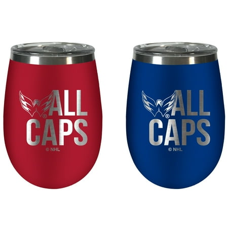 

Washington Capitals Team Colors Wine Tumbler Two-Piece Set