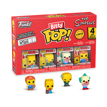 Funko Bitty POP! 4-Pack: The Simpsons - Bart Collectible Vinyl Mini-Figures