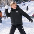 thumbnail image 4 of Winter Coat Boys' Thick Puffer Jackets with Removable Hood Warm Quilted Coats, 4 of 8