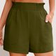 thumbnail image 1 of mfyjkho Pantalones Cortos Para Correr, Pantalones Cortos Casuales De Lino Fluidos Para Mujer, Cintura Alta, Cordón Ajustable, Bolsillos Elásticos Pantalones Cortos Para Mujer Xxl, 1 of 9
