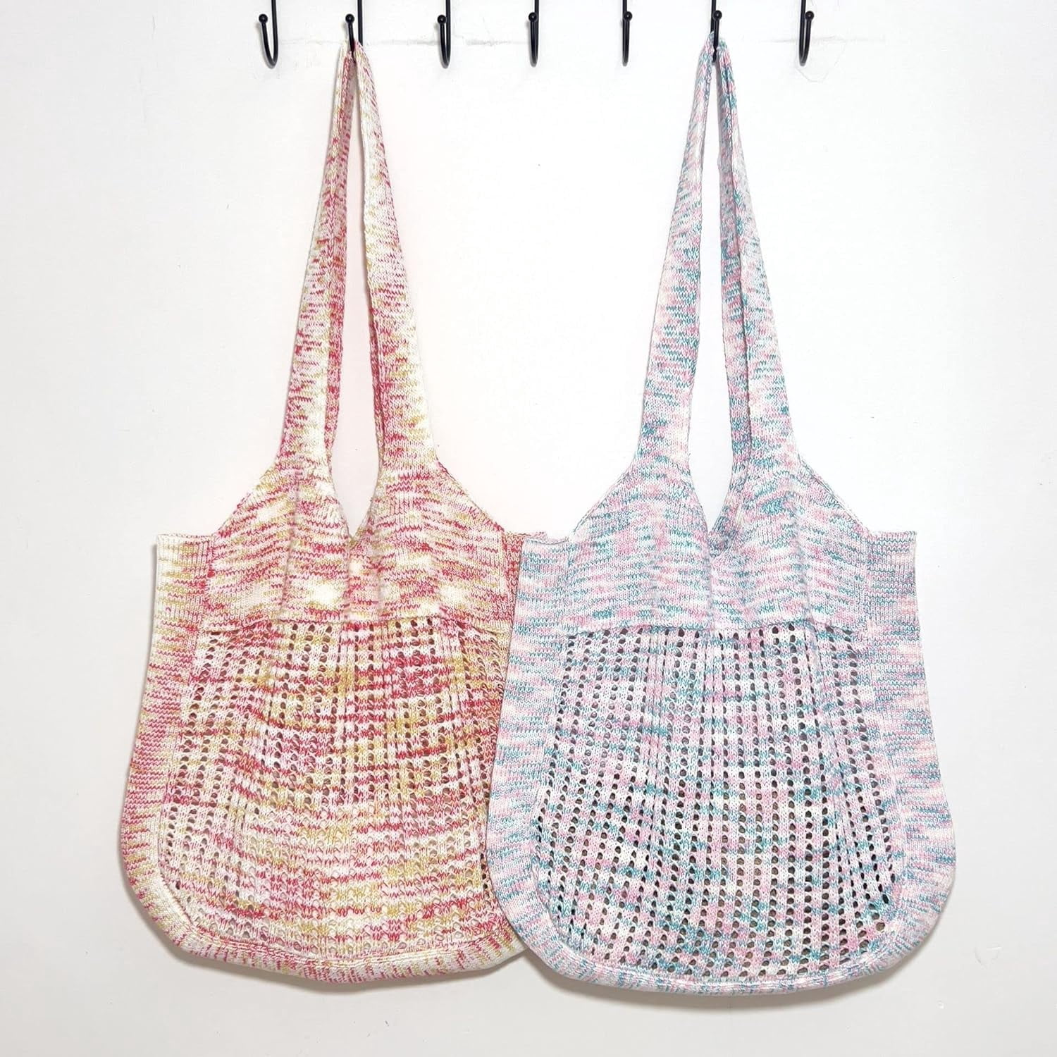 Kukuzhu Y2k Aesthetic Tote Bag Aesthetic Y2k Bag Crochet Tote Bag Aesthetic Tote Bags Aesthetic Y2k Purse