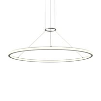 Sonneman 2234-50-30 Luna 50" Wide Led Ring Chandelier - Silver