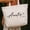 Black, variant on Personalized Auntie Zippered Tote Bag with Children s Names, Minimal Script Aunt Tote, Cus