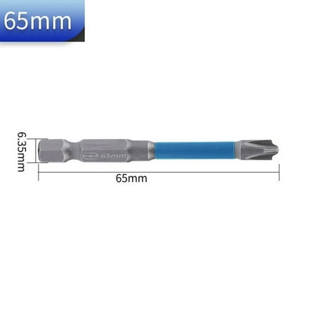 

65/110/150mm Magnetic Special Slotted Cross Screwdriver Bit for Electrician FPH2