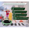 thumbnail image 6 of Upper Bounce Mini Fitness Trampoline - 44" Compact Foldable Rebounder for Kids & Adults - Green, 6 of 6