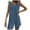 Blue, variant on Jamicy Summer Rompers for Women 2025 Gift for Wives Women's Summer Sleeveless Overall Loose Jumpsuit Beach Romper Travel Vacation Outfits with Pockets