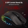 thumbnail image 4 of Ratón para juegos Redragon M719 Antonium RGB 10,000 DPI con cable, 4 of 8